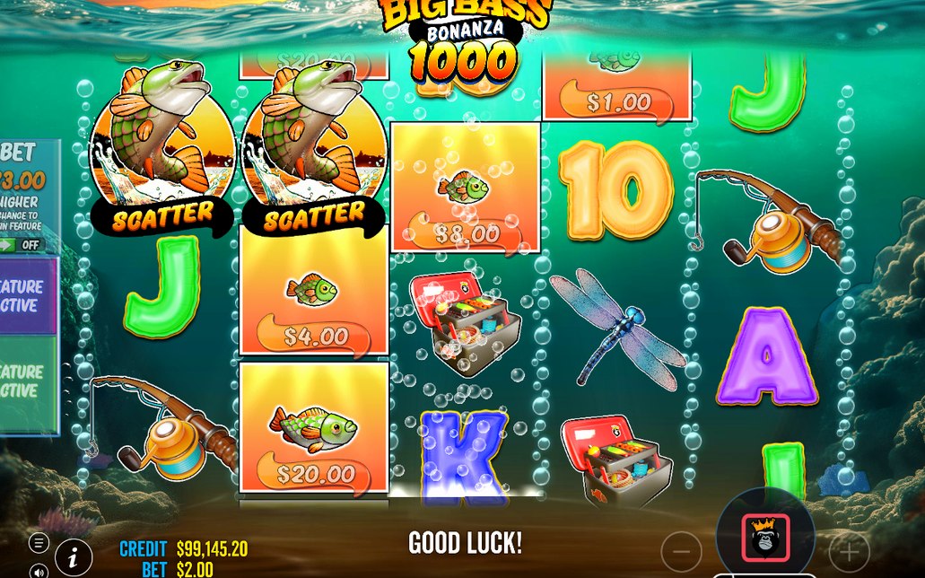 Wild Tracker ovanför rullarna visar var nästa milstolpe ligger